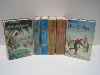 Companion Library 1960s Lot of 6 Hardcover Reversible Books