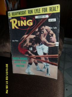 1973 THE RING BOXING MAGAZINE VOL.LII NO.1 LUIS PIRES