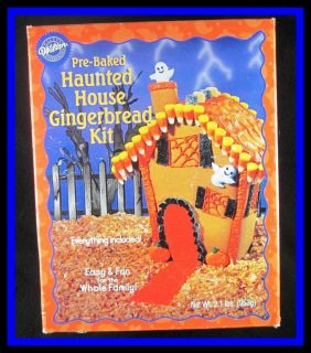 NEW Wilton *Pre Baked HAUNTED HOUSE Gingerbread Kit*