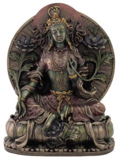 GREEN TARA STATUE 8 Buddhist Goddess Tibetan Buddhism Buddha 
