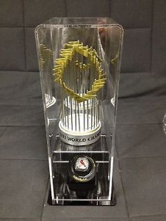 2011 Cardinals World Series Trophy and Replica Ring Case