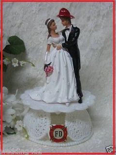 firefighter wedding cake topper in Cake Toppers