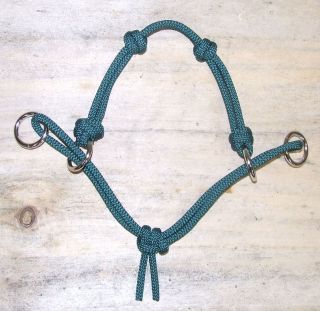   Knot MODIFIED Side Pull Horse Rope Hackamore Bitless Bridle Attachment