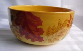 Beautiful Gates Ware Laurie Gates Fall Autumn Leaves Cereal Bowl 6