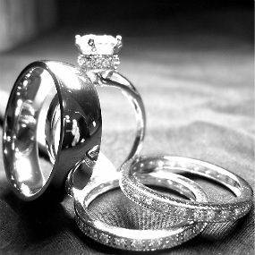 his and her wedding ring in Engagement/Wedding Ring Sets