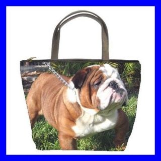 Bucket Bag Handbag ENGLISH BULLDOG Animal Puppy Dog Pet (21648069)