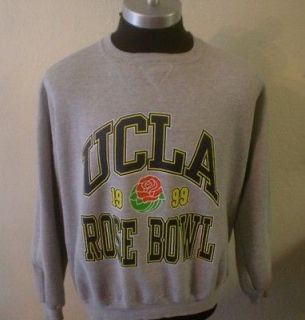Vintage Mens Gray UCLA Bruins 1999 Rose Bowl Sweatshirt Pullover 