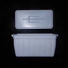 White Cooler Ice Chest for Barbie Dollhouse Patio Pool Beach Party 