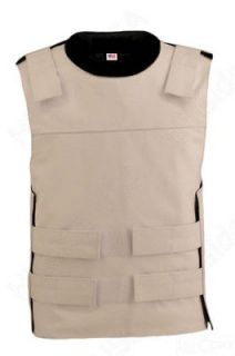   USA WHITE BULLET PROOF STYLE SWAT TEAM LEATHER MOTORCYCLE BIKER VEST