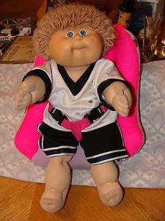 Vintage Cabbage Patch Kids Doll Boy XAVIER ROBERTS Blonde Curly Hair 