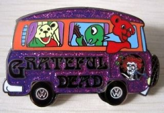 NEW Grateful Dead Hippie Camper Van Bus Dancing Bear Terrapin Turtle 