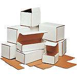 50) 4 x 4 x 2 White Corrugated Shipping Mailer Boxes