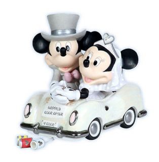   MOMENTS DISNEY Figurine MICKEY MINNIE WEDDING Honeymoon CAKE TOPPER
