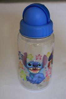 Disney Lilo & Stitch 10 oz Flip Top Drinking Spout Water Bottle