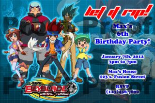 beyblade birthday party supplies