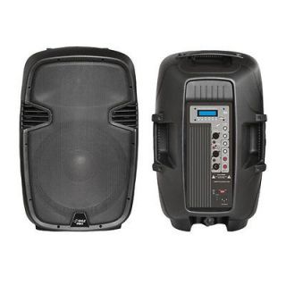   12 1000Watt Powered 2 Way PA Speaker w/ MP3/USB SD/3.5mm input