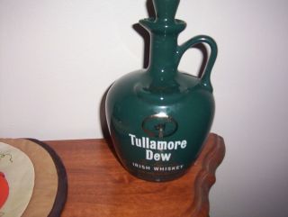 TULLAMORE DEW GREEN IRISH WHISKEY JUG