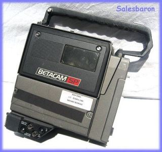 Sony BETACAM SP BVV 5 Video Cassette Recorder Camera Back Camcorder 