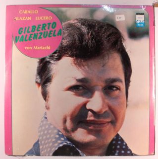 GILBERTO VALENZUELA CON MARIACHI: Caballo Alazan Lucero (latin vinyl 