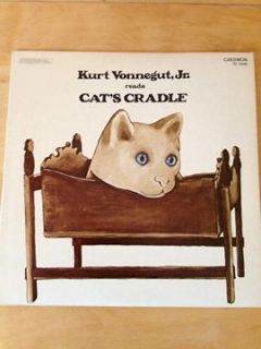 KURT VONNEGUT JR. READS CATS CRADLE RECORD,LP ALBUM VERY VERY RARE