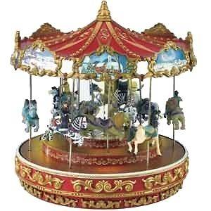 Mr. Christmas 2012 Triple Decker Carousel #19872 NEW FREE SHIP