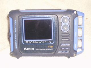 Casio SY 30 Portable Waterproof Color LCD Television w/Shock 