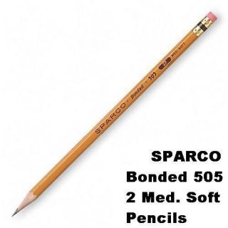  Two (72) SPARCO Bonded 505 Medium Soft Pencils   Bulk Lot   Brand New