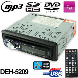   / MPEG 4/ WMA/ CD Radio In Dash Car DVD Audio Player, RCA AUX by DHL