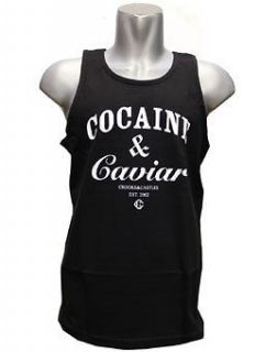 Crooks & Castles Cocaine & Caviar Tank Top Black