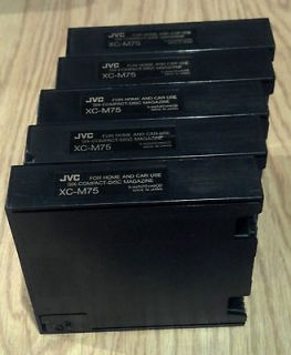 JVC XC M75 Lot of 5 Compact Disc Magazine DJ Karaoke 6 disc changer 