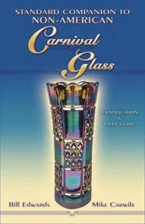 CARNIVAL GLASS Price Guide NON American COLLECTORS BOOK Australia 