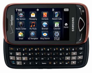 New Verizon Samsung U820 Reality Cell Phone Touch Screen Qwerty 