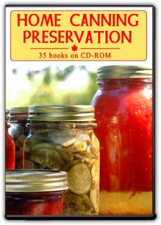   Self Sufficiency Food Recipes Prepper Backwoods   35 Books CD Set