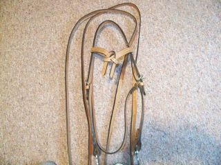 Futurity Knot horse size light oil western bridle western horse tack