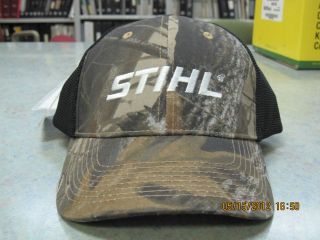 STIHL Camouflage Hat/Cap With Black Mesh Back 8401002