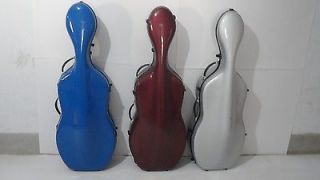 one high quality fiberglass cello case /wheells 4/4