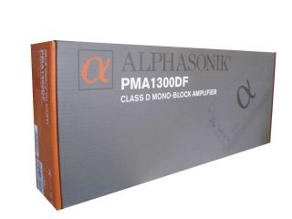 New Alphasonik PMA1300DF 1300W PMA Class D Mono Block Car Amplifier