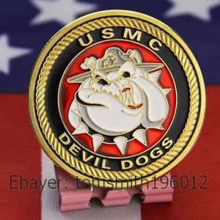 USMC Devil Dog / Military Challenge Coin 680