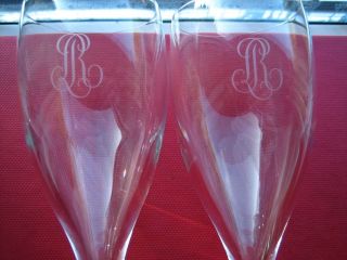 LOUIS ROEDERER CRISTAL CHAMPAGNE GLASSES RARE X6
