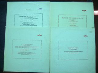MUSICAL HERITAGE SOICIETY: MHS 535, 567, 581, 622   set of 4 lps