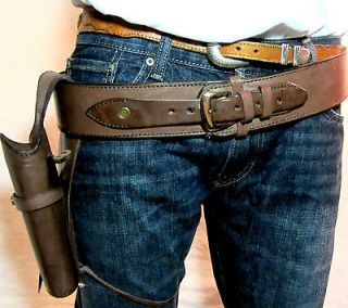 Cowboy Western Leather Holster & Gun Belt .38 or 357 Cal. R/Hand 40 