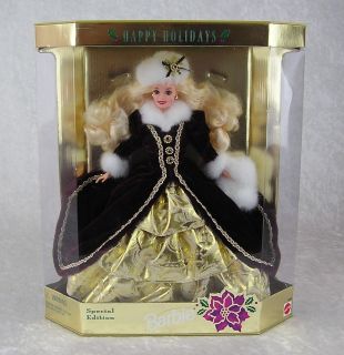   Holidays Special Edition Barbie Doll in Burgundy Velvet Gown NIB/NRFB