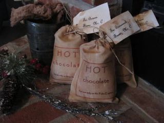 Primitive Bag of Hot Chocolate for Polar Express Train