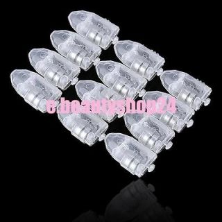 12 Blue LED Balloons Paper Lanterns Floral Lamp Lights For Party 