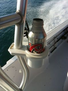 Boat Drink Bottle Can Cup Beverage Holder, Clamps around vertical 