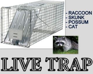   Skunk Possum Groundhog Cat Humane Animal Live Trap COLLAPSIBLE
