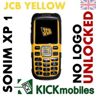 BNIB SONIM XP1 JCB YELLOW RUGGED TOUGH PHONE UNLOCKED