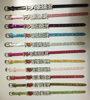 Justin Bieber I Love Bieber Bracelet / Wristband