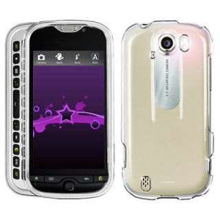 Clear Hard Snap On Cover Case Protector For HTC Mytouch 4G Slide T 