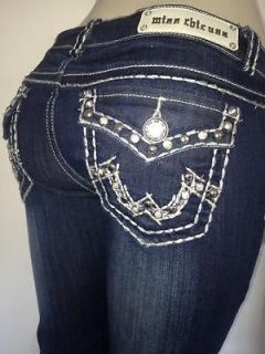   Chic Sparkle Becky Rhinestones Skinny Jeans Size 1/25 HOT Sexy Buy Me